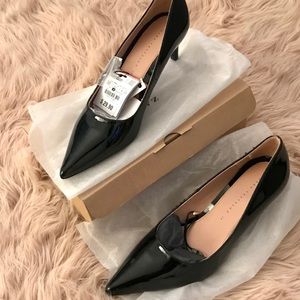 Zara Patent Leather Court Shoes